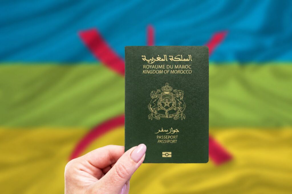 passeport marocain amazighe